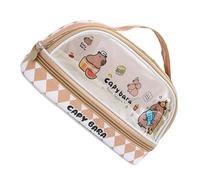 Songelt Large Capacity Pencil Bag Pen Case Clear Pencil Case Cartoon Capibala Pouches Makeup Bag School Office Supplies Cartoon Capibala Clear Pen School Office Supplies