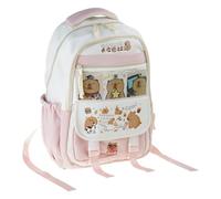 Songelt Large Capacity School Bag Practical Backpack Cartoon Capybara Designs Book Bag Daypack For Travel And Daily Use Daily Use Book