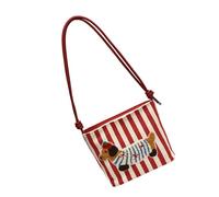 Songelt Large Capacity Shoulder Bag Cartoon Dog Embroidery Handbag Underarm Purse Casual Shopping Purse For Everyday Use Fashionable Commuters Bag