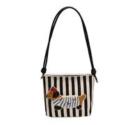 Songelt Large Capacity Shoulder Bag Cartoon Dog Embroidery Handbag Underarm Purse Casual Shopping Purse For Everyday Use Fashionable Commuters Bag