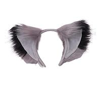 Songelt Large Faux Animal Ears Headband Furry Plush Cosplay Party Hair Hoop Hair Hoop