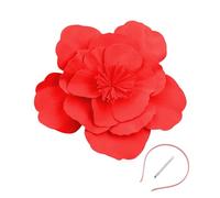 Songelt Large Flower Fascinators For Girls Women Cosplay Party Prom Headwear Costume Hats With Headband And Clip For Wedding Large Fascinators