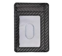 Songelt Leather Thin Wallet Minimalist Front Pocket Wallets Blocking Credit Card Holder with ID Window for Men Women Phone Purses with Shoulder Strap