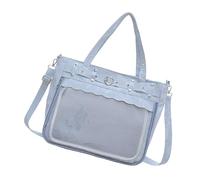 Songelt Lightweight PU Crossbody Bag With Adjustable Strap Large Capacity Shoulder Bag For Daily Commute School Office Travel Large Capacity Itabag