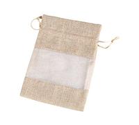 Songelt Linen Burlap Organza Bag With Drawstring For Wedding Party Cosmetic Samples Goodies Mesh Candy Storage Containers