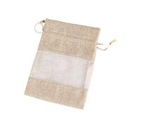Songelt Linen Burlap Organza Bag With Drawstring For Wedding Party Cosmetic Samples Goodies Mesh Candy Storage Containers