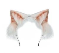 Songelt Lovely Anime Ear Tail Wolf Ear For Headband Cosplay Hand Made Hair Hoop Pa Headwear Head Wrap For Women Hat Bear Trucker Hat Wrap Face Scarf Winter Fall