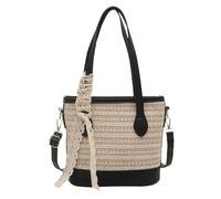 Songelt Lovely Crossbody Bag For Women Beach Bag Straw Shoulder Trendy Handbag Large Capacity Messengers Bucket Women Bucket Straw Shoulder Lovely Crossbody Beach For Everyday