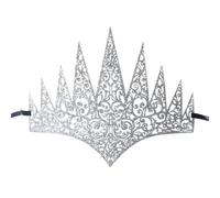 Songelt Luxury Golden Crown Adjustable Strap Masquerade Balls Themed Event Comfort Hairband Adjustable Golden Crowns For Costume Event