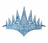 Songelt Luxury Golden Crown Adjustable Strap Masquerade Balls Themed Event Comfort Hairband Adjustable Golden Crowns For Costume Event