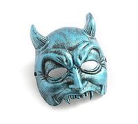 Songelt Masquerade Adult Unisex Half Face Scary Funny Dress Cosplay Devil For Halloween Carnivals Night Club Halloween For Adults Kids Adults Women