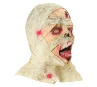 Songelt Masquerade Face Cover Full Head Face Cover Scary Halloween Latex For Fancy Dress Mummy Masquerade Full Head Scary Halloween Latex