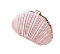 Songelt Modern Crinkled Shell Purse Spacious Interior Organizers With Chain Strap Comfortable Shoulder Bag For Prom Occasion Resistant Handbag