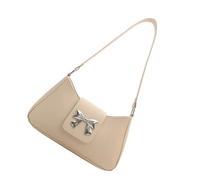 Songelt Modern PU Leather Shoulder Bags With Bows Decors Armpit Bags Fashion Daily Commute Handbag For Fashion Individuals Underarm Bag