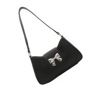 Songelt Modern PU Leather Shoulder Bags With Bows Decors Armpit Bags Fashion Daily Commute Handbag For Fashion Individuals Underarm Bag