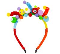 Songelt Novelty Pompoms Hat Headband Top Hat Handmade Birthday Cake Accessories For Women Headband Headpiece Birthday Art Celebration