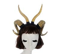Songelt Novelty Sheep Horn HeaddressParty Props Headband For Halloween Party Christmas For Creative Carnival Hair Accessories Ox Horns Headband Carnival Props