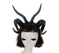 Songelt Novelty Sheep Horn HeaddressParty Props Headband For Halloween Party Christmas For Creative Carnival Hair Accessories Ox Horns Headband Carnival Props