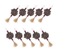 Songelt Pet Bird Chew Toy Natural Cornhusk Beads For Cockatiel Conure Cockatoos Teeth Grinding Toy For Cage Bird Cage Accessories Cockatiels