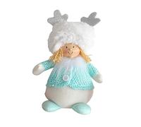 Songelt Plush Dolls Decoration Home Decor Ornaments For Christmas Holiday New Year Gift 7.5in Cute For Doll In Antler Hat Plush Stuffed Doll Toy