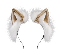 Songelt Plush Hair Hoop Animal For Ears Headwear Furry Headband Cute Headpiece Anime Fancy Dress Cosplay Accessories Plush Animal Ears Headband Cosplay