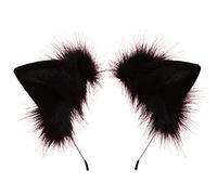 Songelt Plush Hair Hoop For Ears Headwear Furry Hairband Cute Headpiece Anime Fancy Dress Cosplay Accessories Furry Headbands Ears For Women Halloween Cosplay