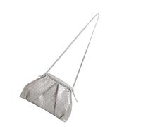 Songelt Practical Woven Crossbody Purse Adjustable Shoulder Strap PU Leather Underarm Purse For Commuting And Business Meetings Woven Evening Bag