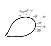 Songelt Princess Girl Halloween Party Crown Headband Powder Moon Star Charms Met Hair Clips Hair Clips For Women Butterfly Claw Baby Big Butterfly Small Gold For Girls Thick Small Women Thin