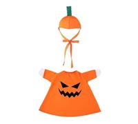 Songelt Pumpkin Themed Polyester Halloween Garden Geese Costume Weather Proof Festival Yard Ornament Seasonal Decoration Polyester Geese Outfit