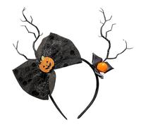 Songelt Punk Branch Halloween Headband Day Of The Death Adult Kids Theme Party Hairhoop Tulle Skull Flower Hairband Party Supply Festival Headwear