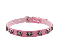 Songelt Punk Styles Skull Necklace With Adjustable Chain PU Leather Gothic Jewelry For Men Women Edgy Streetwear Accessory Edgy Alternative Jewelry