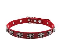Songelt Punk Styles Skull Necklace With Adjustable Chain PU Leather Gothic Jewelry For Men Women Edgy Streetwear Accessory Edgy Alternative Jewelry