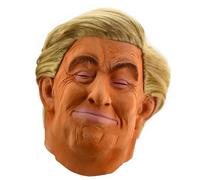 Songelt Realistic Celebrity Headgear Halloween Dress Up Celebrity Costume Headgear Full Head Face Cover For Adult Halloween Realistic Character