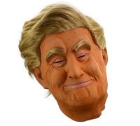 Songelt Realistic Celebrity Headgear Halloween Dress Up Celebrity Costume Headgear Full Head Face Cover For Adult Halloween Realistic Character