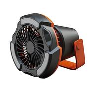 Songelt Rechargeable Desk Fan Camping Fan 3Gear Airflows LED Light Built-in Battery4000mAh Cooling With Remote Function Rechargeable