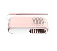 Songelt Rechargeable Small Cooling Fan Bladeless Quiet Fan ABS Texture For Travel Office Home Outdoor Activity 3 Fashion Color Safe Bladeless