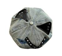 Songelt Retro Cats Ear Hat With Studded Design Adjustable Cotton Caps For Women Men Unisex Daily Wear Party Costume Accessory Adjustable Cotton Headwear