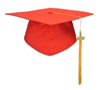 Songelt School Graduation Party Caps With Fringes Plain Mortarboard Hat University Bachelor Doctor Academic Doctor Hat Unisex Bachelor Bachelorettes Caps