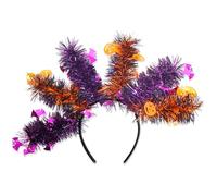 Songelt Sequined Pipe Cleaner Halloween Headband For Kids Holiday Hairhoop Carnivals Costume Hairband Adult Roleplay Headwear Costume Accessory