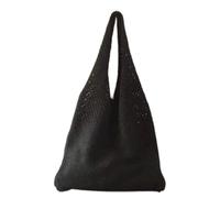 Songelt Simple Shoulder Bag Tote For Women Purse Satchel Travel Knit Bags Shopping Carry Messenger Multipurpose School Handbags Hollow Knit Handbag Shoulder Bags For Women