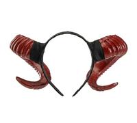 Songelt Simulation AntelopeHorn Headband For Adult Cosplay Costume Resin Goat Horn Hairhoop Women Halloween Party Headpiece Costume Hairpiece