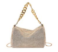 Songelt Sparkling Rhinestones EveningBag With Chain For Women Shoulder Bags Casual Handbag For Prom And Banquets Women's Glitters Clutch
