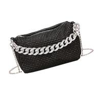 Songelt Sparkling Rhinestones EveningBag With Chain For Women Shoulder Bags Casual Handbag For Prom And Banquets Women's Glitters Clutch
