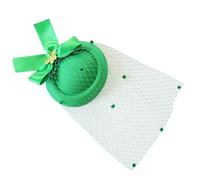 Songelt StPatricks Day Small Top Hat Hair Clip Fascinator Hat For Irish National Day Holiday Party And Theme Event Hairstyling Green Top Hair Clip