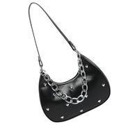 Songelt Stylish Armpit Purse Office Handbag With Rivet Decors Elegant Women's Shoulder Bag For Shopping And Dating Occasion Shoulder Bag