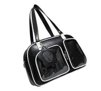 Songelt Stylish Crossbody Bag PU Shoulder Bags Large Capacity Transparent Pin Display Underarm Bag For Everyday Use Daily Commute
