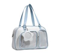 Songelt Stylish Crossbody Bag PU Shoulder Bags Large Capacity Transparent Pin Display Underarm Bag For Everyday Use Daily Commute