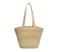 Songelt Stylish Straw Bag For Women With Ample Space Shoulder Purse Bucket Handbag Everyday Use Bag For Daily Essential Beach