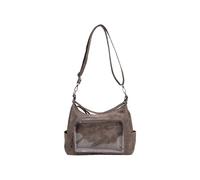 Songelt Stylish Transparent PU Crossbody Bag Vintage Design Adjustable Strap Handheld Bag For Daily Essential Retro Crossbody For Commute