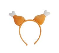 Songelt Thanksgiving Hairhoop Holiday Festival Turkey Leg Hairband Funny Hairhoop Costume Headdress Child Adult Party Headwear Turkey Leg Headband Thanksgiving Props Holiday Themed Headband